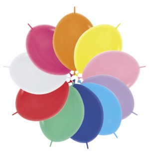 Шар (6''/15 см) Линколун, Ассорти, пастель, 100 шт.